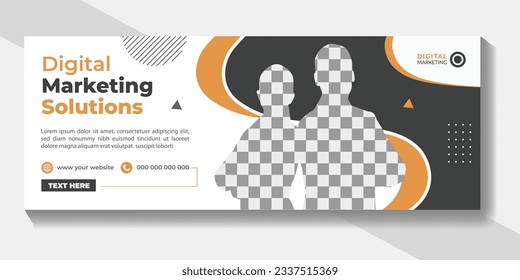 Corporate business digital marketing social media facebook cover