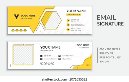 Corporate Business Email Signature Design