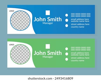 corporate business email signature design