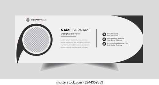 Corporate Business email signature Template Design