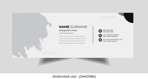 Corporate Business email signature Template Design