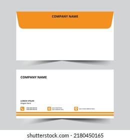 corporate business  envelope design template