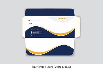 corporate business envelope design template