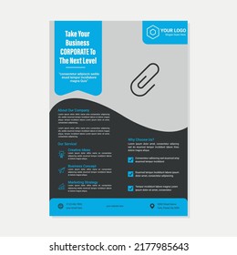 Corporate Business Event Real Estate Flyer and Brochure Design Template