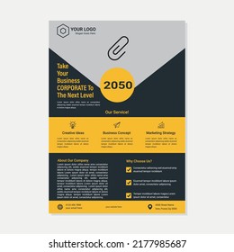 Corporate Business Event Real Estate Flyer and Brochure Design Template