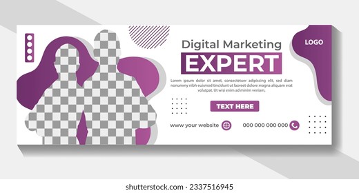corporate business Facebook cover design template