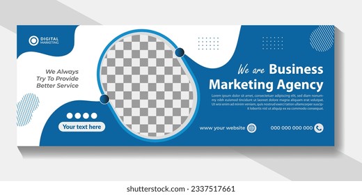 corporate business Facebook cover design template