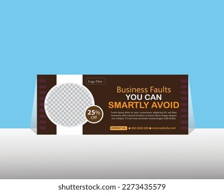 Corporate Business Facebook cover post design concept.