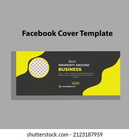 Corporate business Facebook cover template .web banner template,Social Media Template,Abstract Banner design