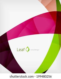 Corporate business flowing lines brochure or presentation template