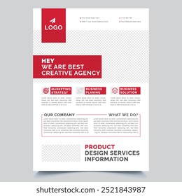 Corporate Business Flyer A4 Size Template Design