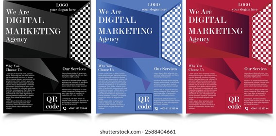 Corporate Business flyer, abstract business Leaflet Flyer vector design presentation layout a4 size