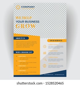 Corporate business flyer brochure creative design. Template cover modern layout, annual report, poster, magazine, pamphlet. For the advertising business company concept. Layout template in A4 size.

