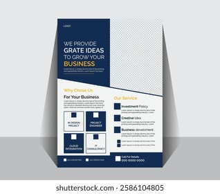 Corporate and Business Flyer Brochure Template, proposal, promotion, advertise, publication, cover page, digital marketing, marketing, business proposal, promotion, advertise, poster, cover.