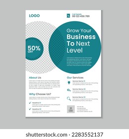 Corporate business flyer, Flyer cover design, Annual report, Corporate presentation, Agency marketing poster, Digital marketing flyer, Business brochure and editable print ready layout template design