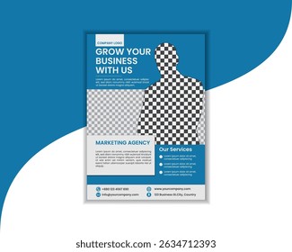 Corporate business flyer design 2025 new calculation In Print Ready Ai	