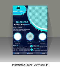 Corporate Business Flyer Design Or Agency Medical Health Flyer Design Template.