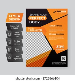 Corporate Business Flyer Design Brochure, Annual Report, Magazine, Poster, Corporate, Flyer, layout modern size A4 Template, Easy to use and edit.