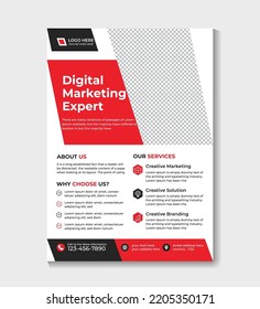 Corporate business flyer design, cover modern layout, annual report, poster, flyer in A4