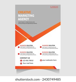 Corporate business flyer design digital marketing agency 