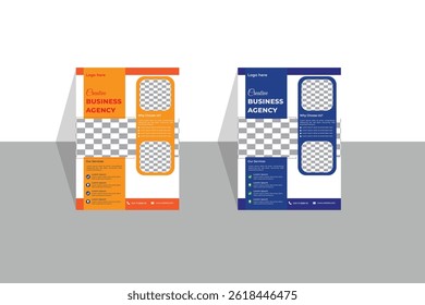 Corporate business flyer design eps 