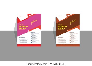 corporate business flyer design Eps