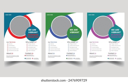 corporate business flyer design graphic design poster banner art branding marketing graphics flyer designer Corporate blue white red Present Design Elegant Modern Recent Creative Luxury Personal