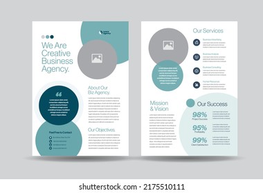 Corporate Business Flyer Design Or Handout And Leaflet Design Or Marketing Sheet Brochure Design