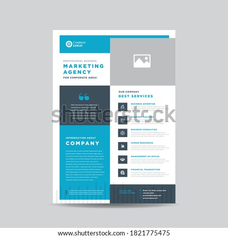Corporate Business Flyer Design | Handout and leaflet design | Marketing sheet design
