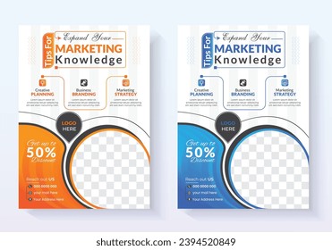 Corporate business flyer design layout template in A4 size with creative and unique layout in a4 size. annual report, poster, promotion, advertise, publication, cover page.