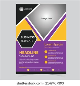 corporate business flyer design tamplate