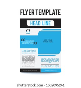 Corporate business flyer design template