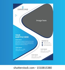 Corporate business flyer design template