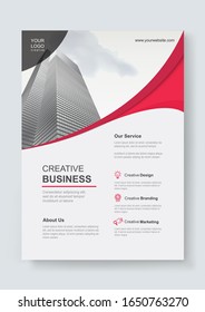 Corporate Business Flyer Design Template. Can use to Brochure, Leaflets, Pamphlet, Annual Report, Presentation, Company profile, Banner, Magazine, Poster, Portfolio. Print template design in A4