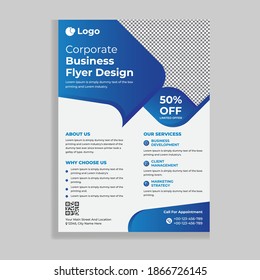 Corporate business flyer design template