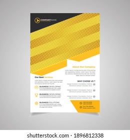 corporate business flyer design template