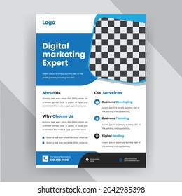 Corporate Business Flyer Design Template print Ready A4 Size Fully editable and professional Design for corporate business and company