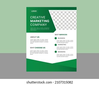 corporate Business flyer design template a4 size 