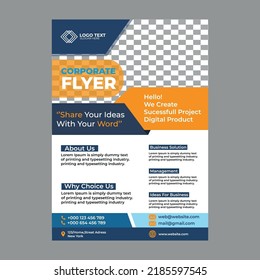 Corporate  Business Flyer Design Template