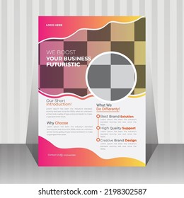 Corporate business flyer design template