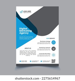 corporate business flyer design template