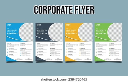Corporate Business Flyer design template