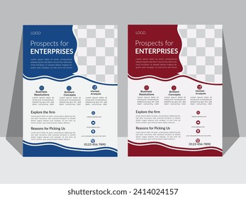 Corporate Business Flyer  Design Template