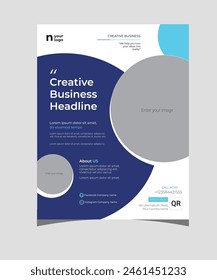 Corporate Business flyer design template 