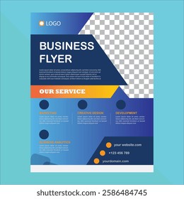 Corporate Business Flyer design template