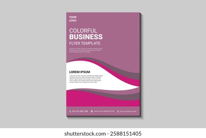 Corporate business flyer design template