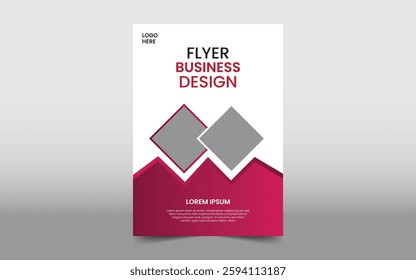 Corporate business flyer design template