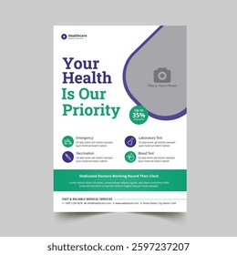 Corporate business flyer design template modern business flyer design