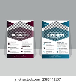 Corporate Business flyer design templates.