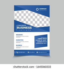 Corporate Business flyer design template.vector design for poster